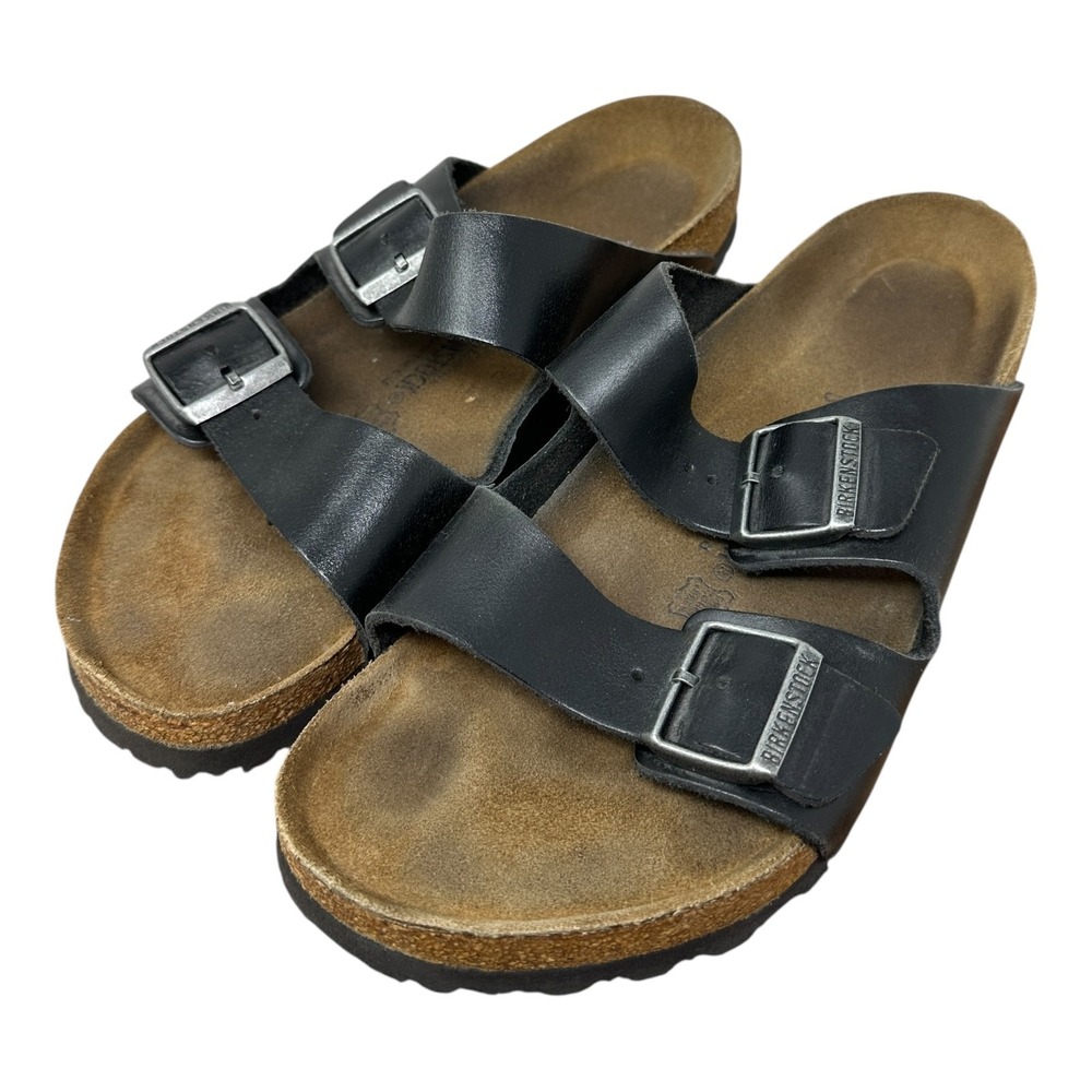 Birkenstock Arizona Soft Footbed Leather Preppy Habana Size 44  11-11.5 - Picture 9 of 13